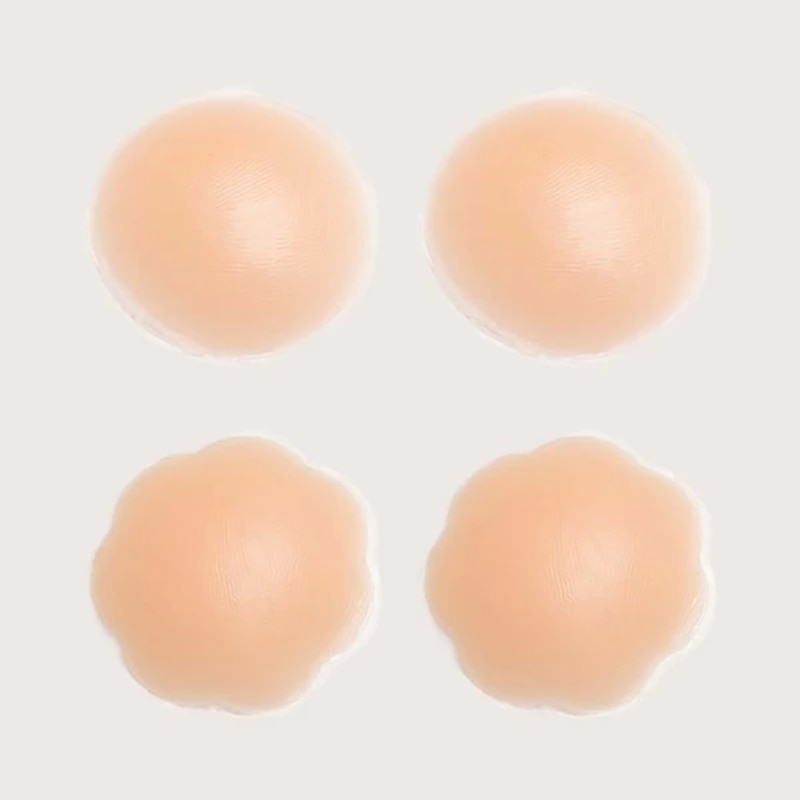 Pair of Silicone Nipple Cover Stickers