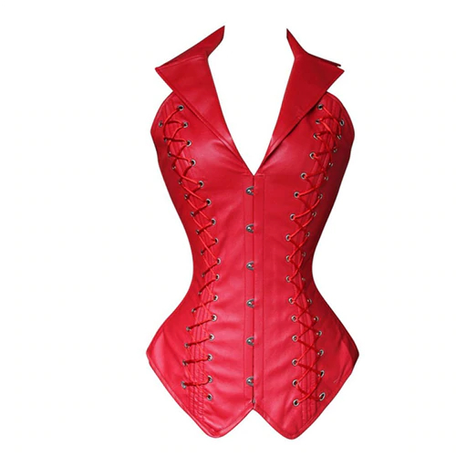 Women's Leather Slimming Corset