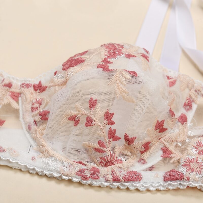 Women's Set of Bra and Panty with Embroidery - Image 4