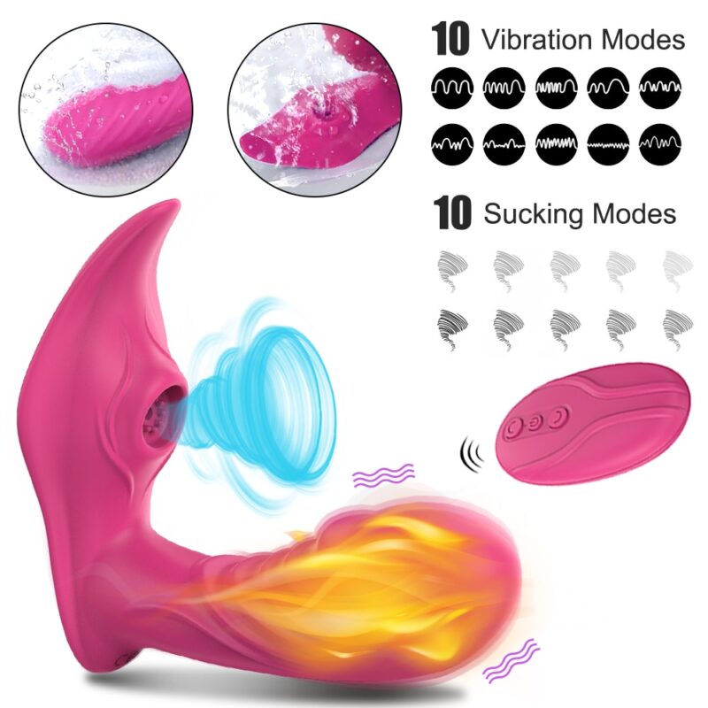 2 in 1 Remote Control Sucker and Vibrator - Image 2