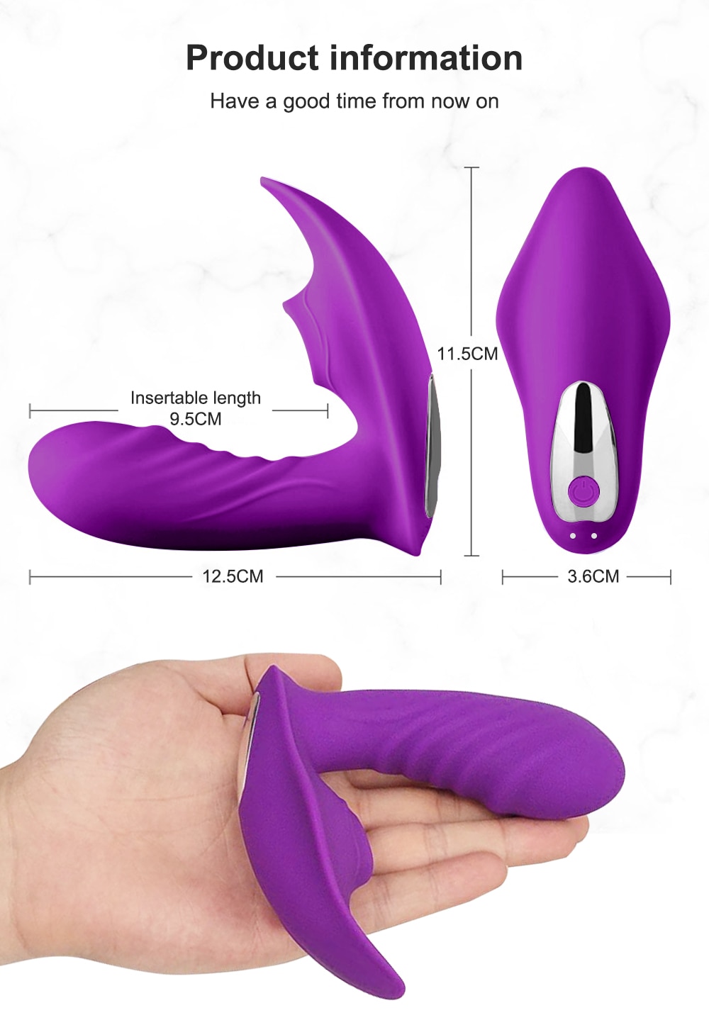 2 in 1 Remote Control Sucker and Vibrator