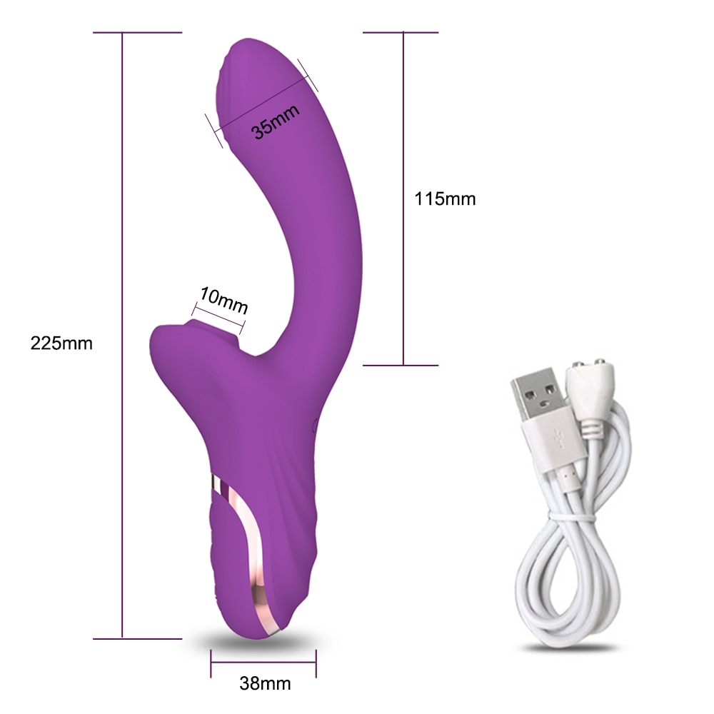 2 in 1 20 Modes Sucking Vibrator