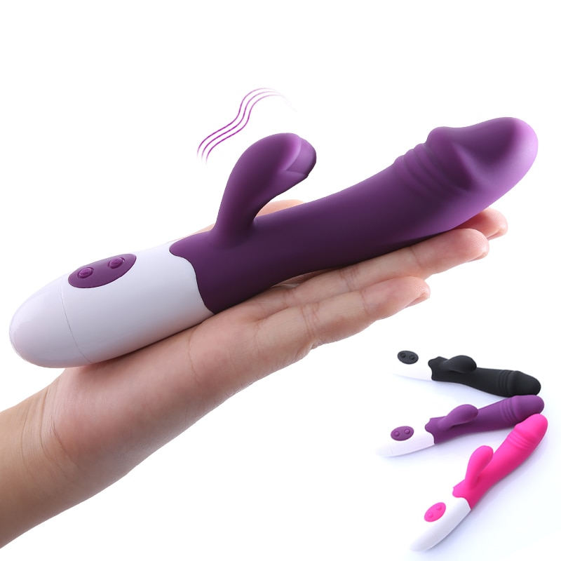 Color Block Design Bunny Vibrator