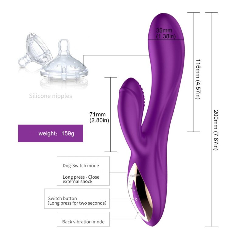 10 Speed Women's Rabbit Vibrator - Image 3