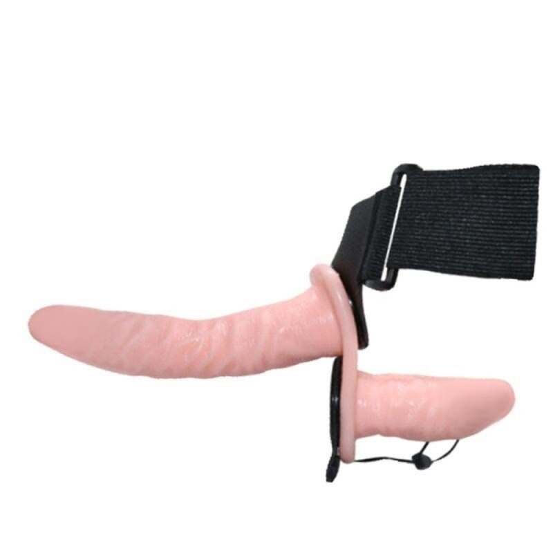 Elastic Two-Sided Strap On Dildo Vibrator - Image 2