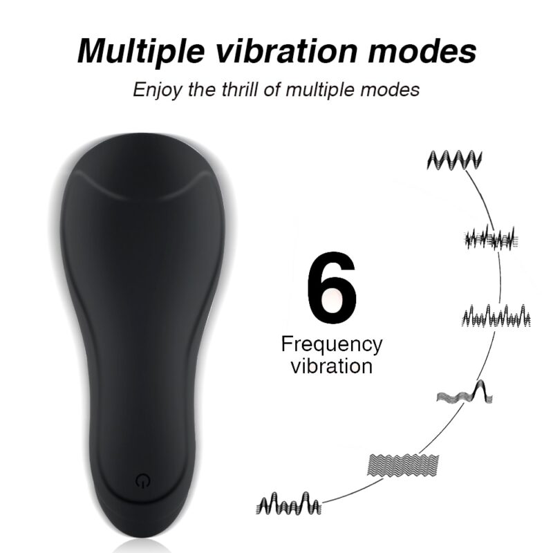 USB Men's Vibrator in Black - Image 4