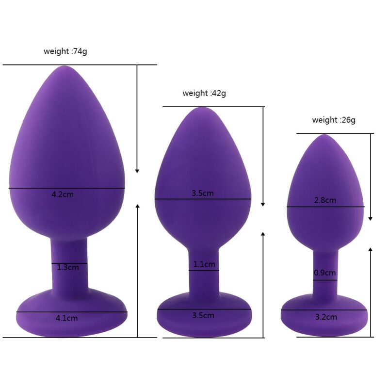 Silicone Anal Plug - Image 2