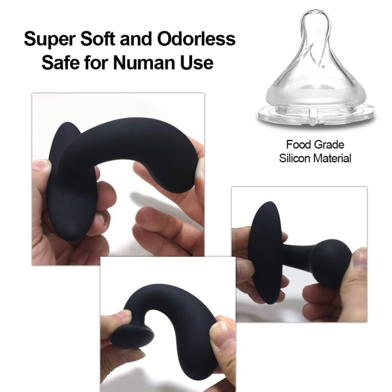 Set of 3 Silicone Anal Plug Vibrators - Image 3