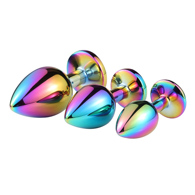 Crystal Metal Butt Plug in Different Sizes