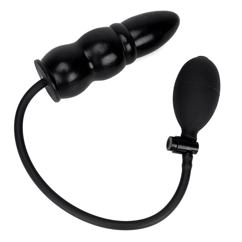 Inflatable Ergonomic Silicone Anal Plug - Image 2