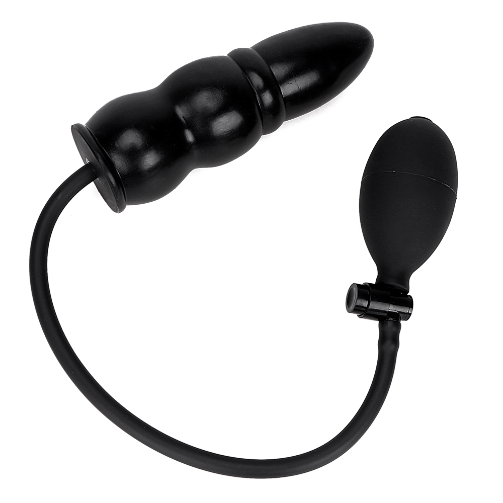 Inflatable Ergonomic Silicone Anal Plug