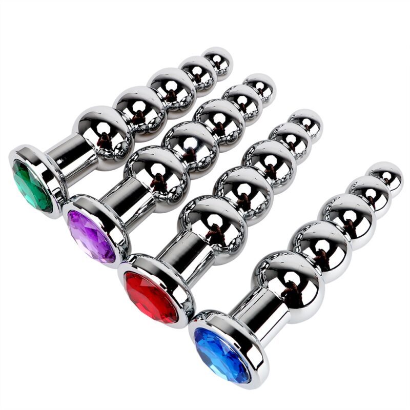 Stainless Steel Anal Beads Plug - Image 2