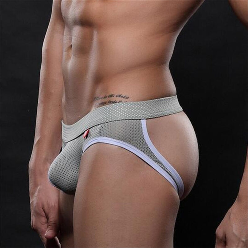 Cute Erotic Crotchless Breathable Men’s Thongs - Image 3