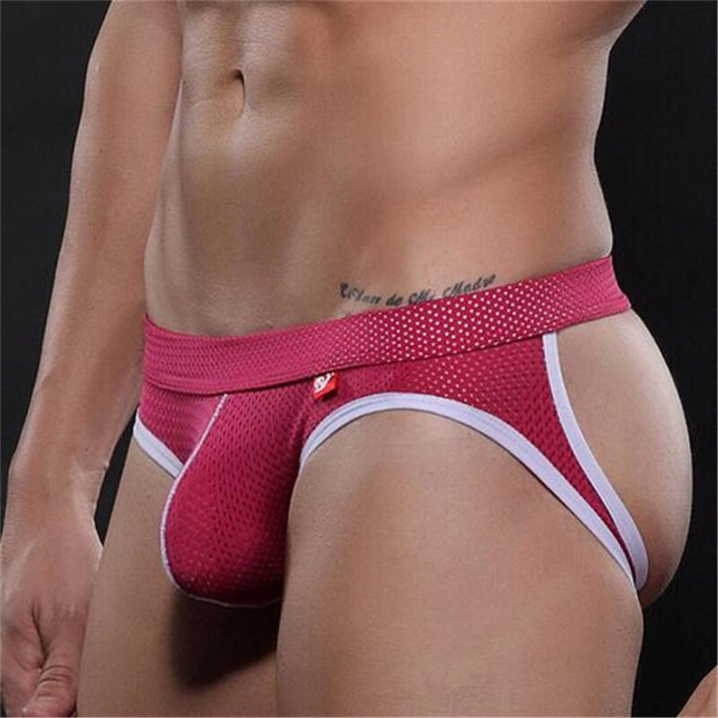 Cute Erotic Crotchless Breathable Men’s Thongs - Image 6