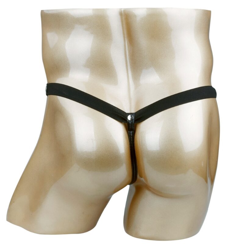 Cute Erotic Low-Rise Leather Men’s Thongs - Image 6