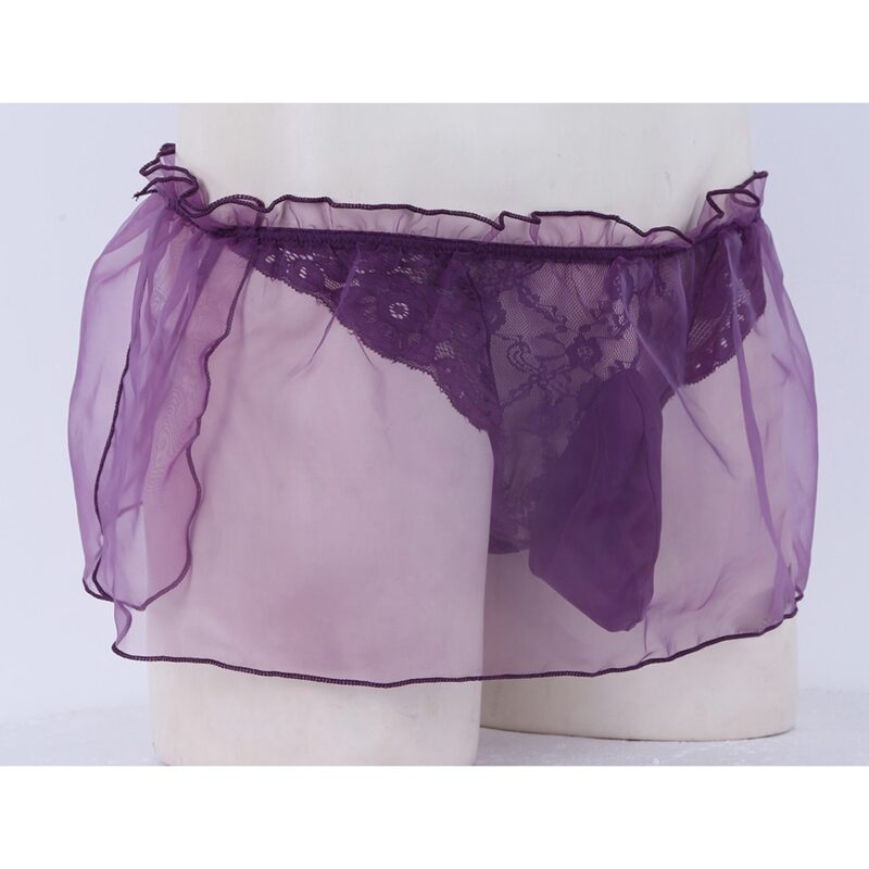 Men's Tutu Skirt Crotchless Panties - Image 6