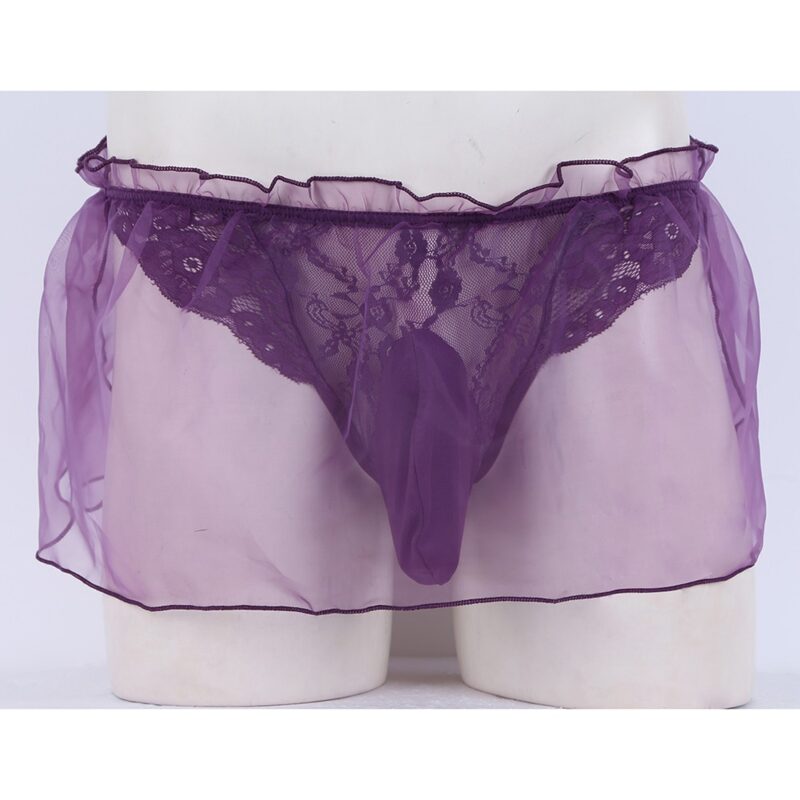 Men's Tutu Skirt Crotchless Panties - Image 5