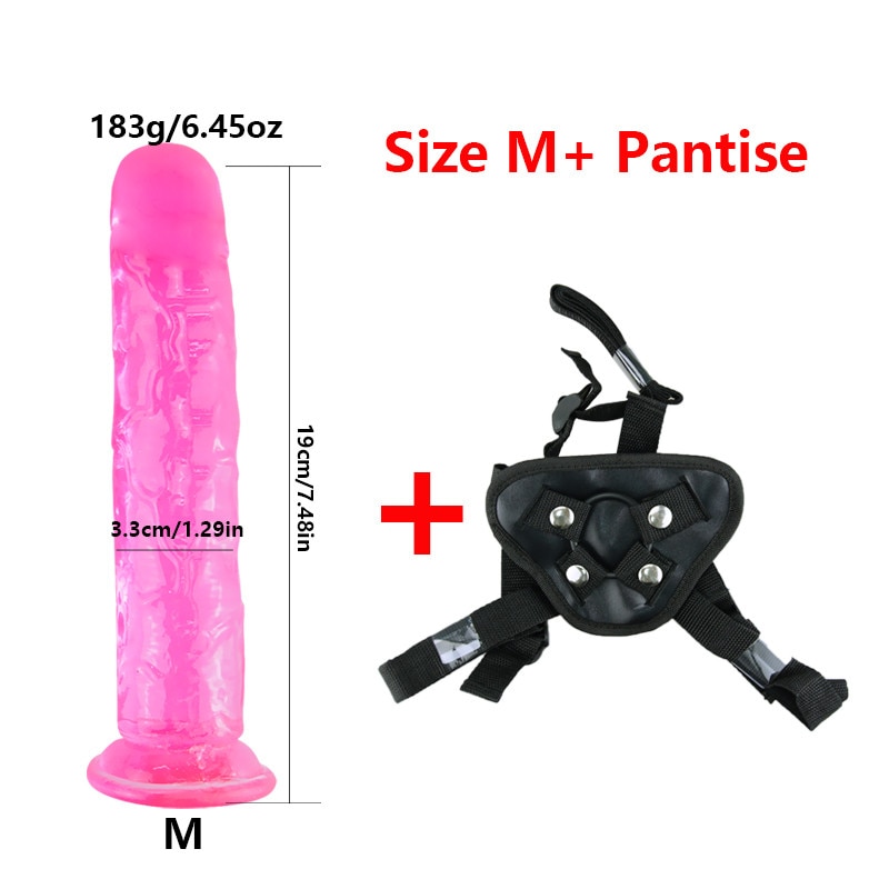 Strap-On Jelly Dildo Set