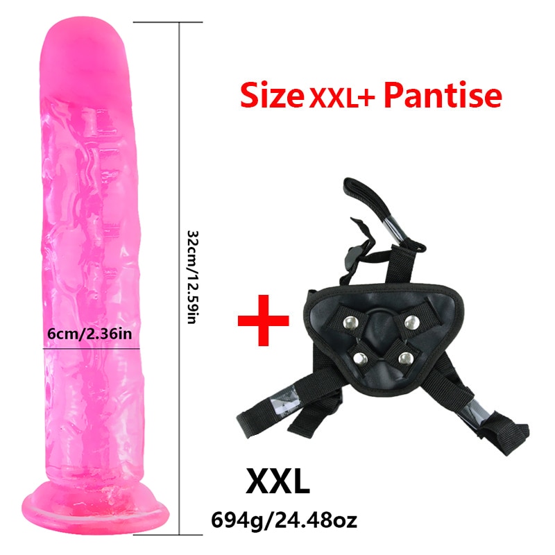 Strap-On Jelly Dildo Set