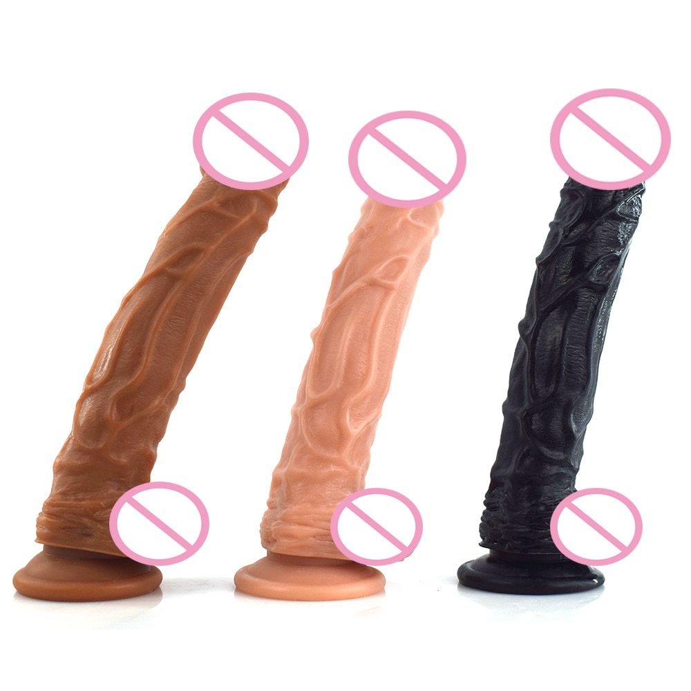 Long Realistic Dildo in Multiple Colors