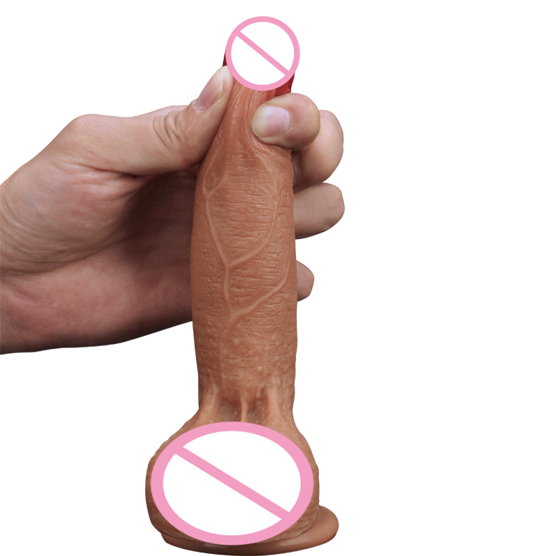 Soft Silicone Realistic Vibrator Dildo