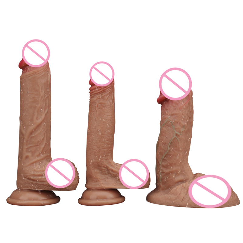 Soft Silicone Realistic Vibrator Dildo