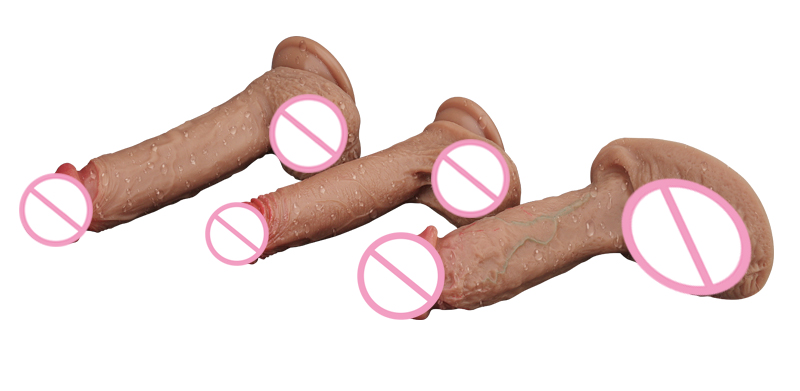 Soft Silicone Realistic Vibrator Dildo