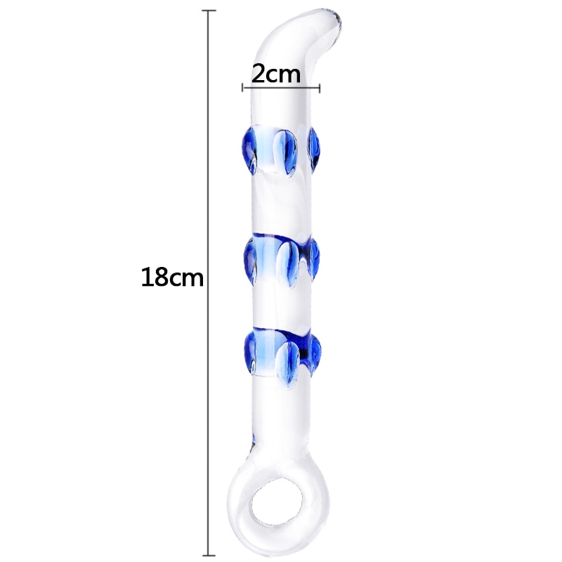 Crystal Glass Dildo Masturbator