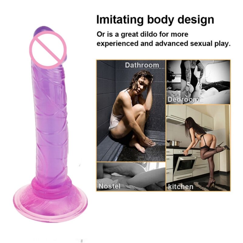 Realistic Silicone Dildo in Multiple Colors - Image 3