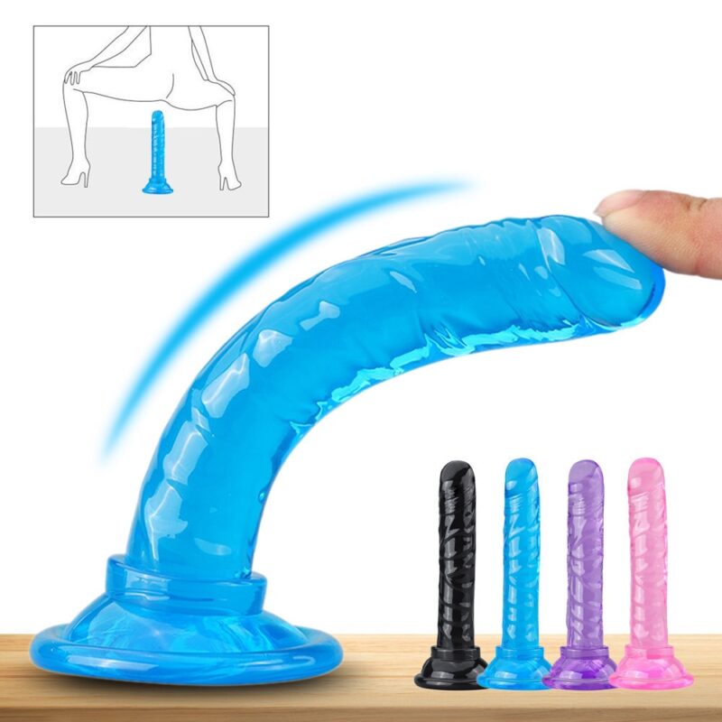 Realistic Silicone Dildo in Multiple Colors