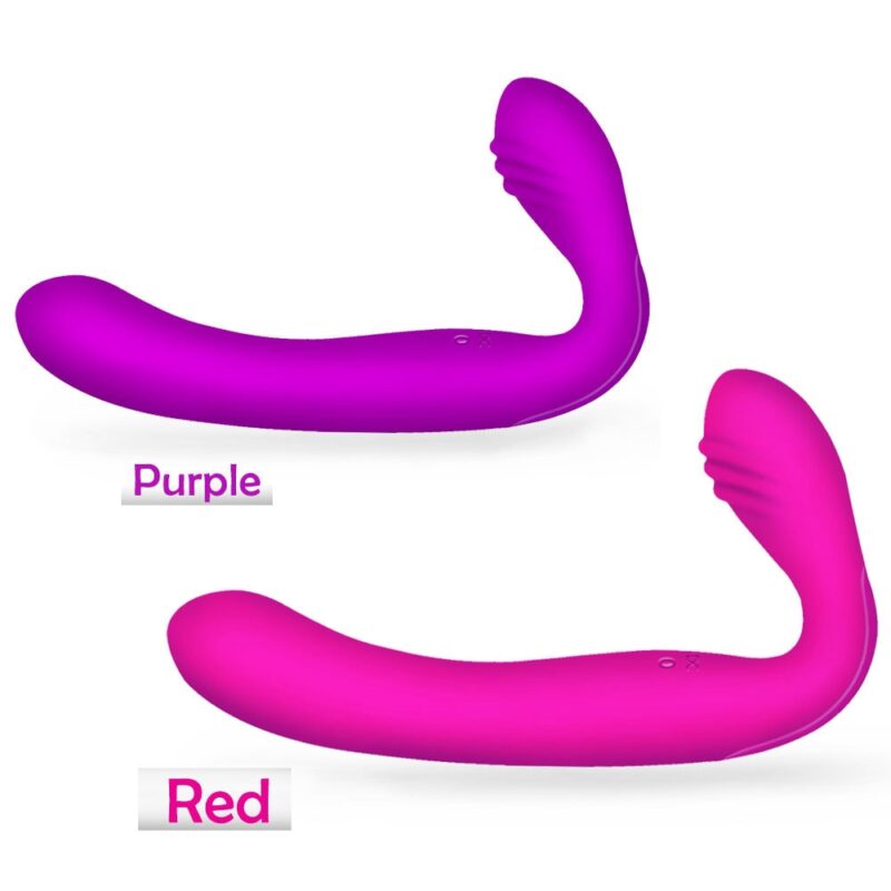 Double Satisfaction 30 Speed Vibrating Dildo - Image 4