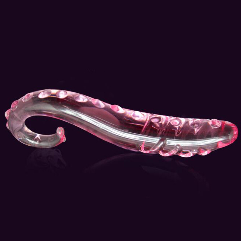 Creative Hippocampus Shaped Ergonomic Glass Dildo