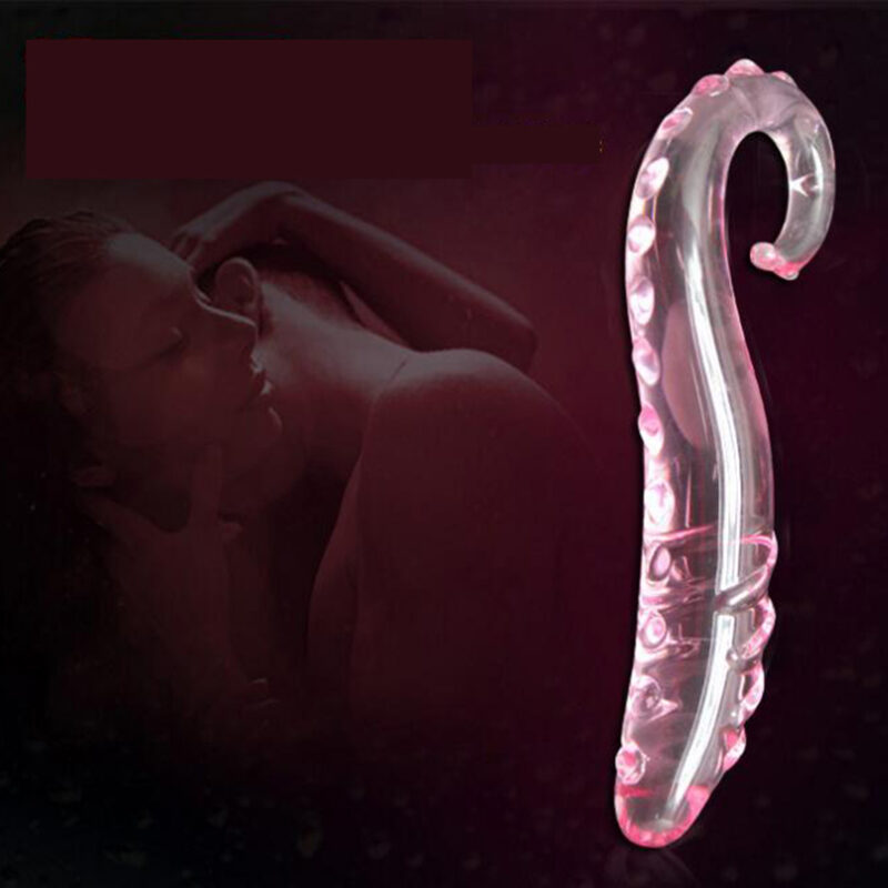 Creative Hippocampus Shaped Ergonomic Glass Dildo - Image 4