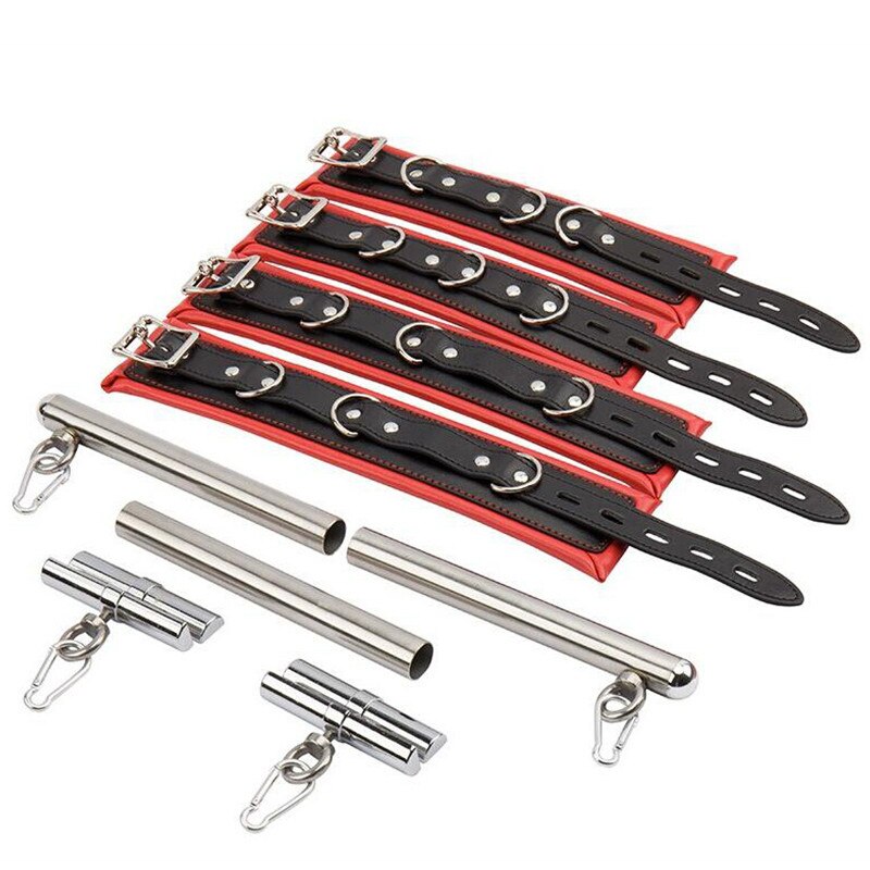 BDSM Bondage Set with Stainless Steel Bar