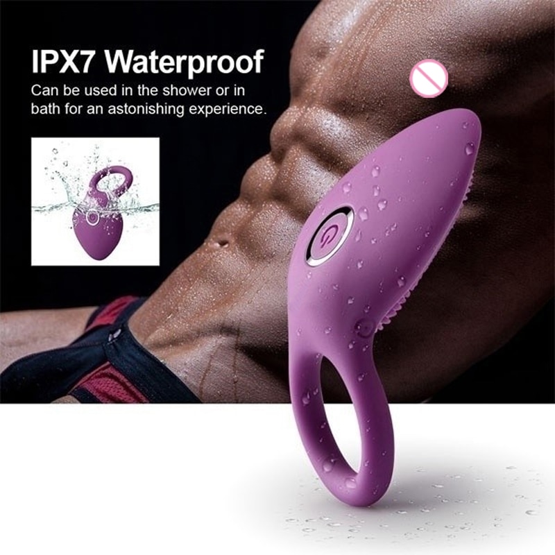 Vibrating Penis Ring for Men