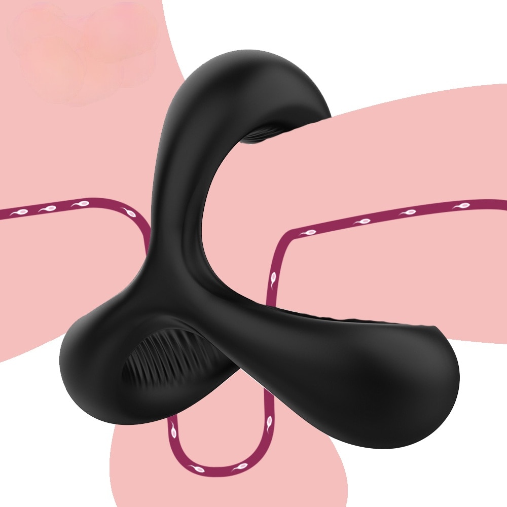 Black Men's Penis Cock Ring