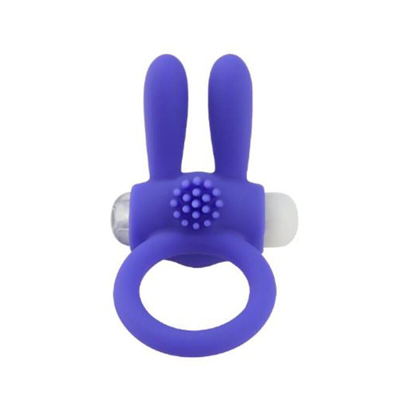 Rabbit Shaped Men's Vibrating Cock Ring