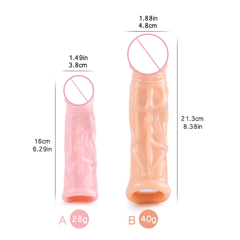 Naturalistic Reusable Penis Sleeve