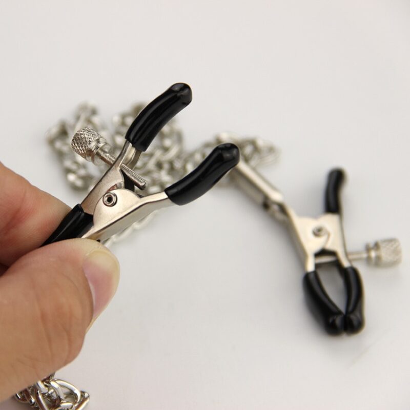 Metal Nipple Clamps with Chain - Image 7