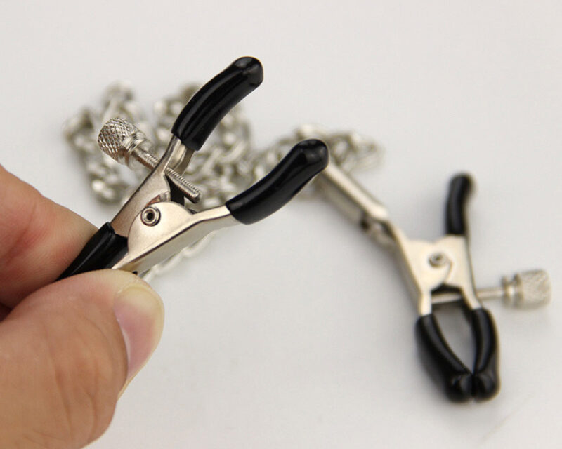 Metal Nipple Clamps with Chain