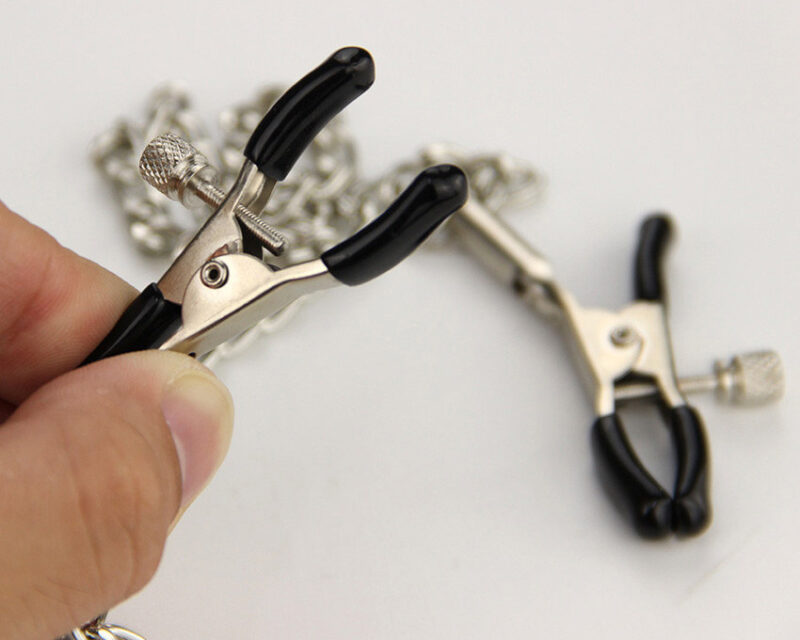 Metal Nipple Clamps with Chain - Image 3