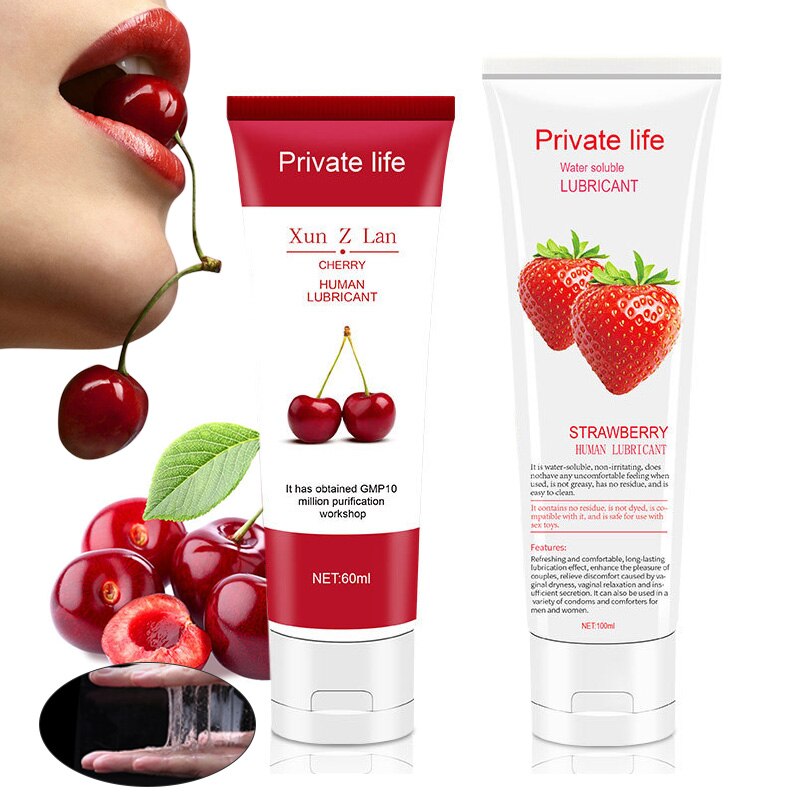 Fruit Flavored Lubricant for Sex